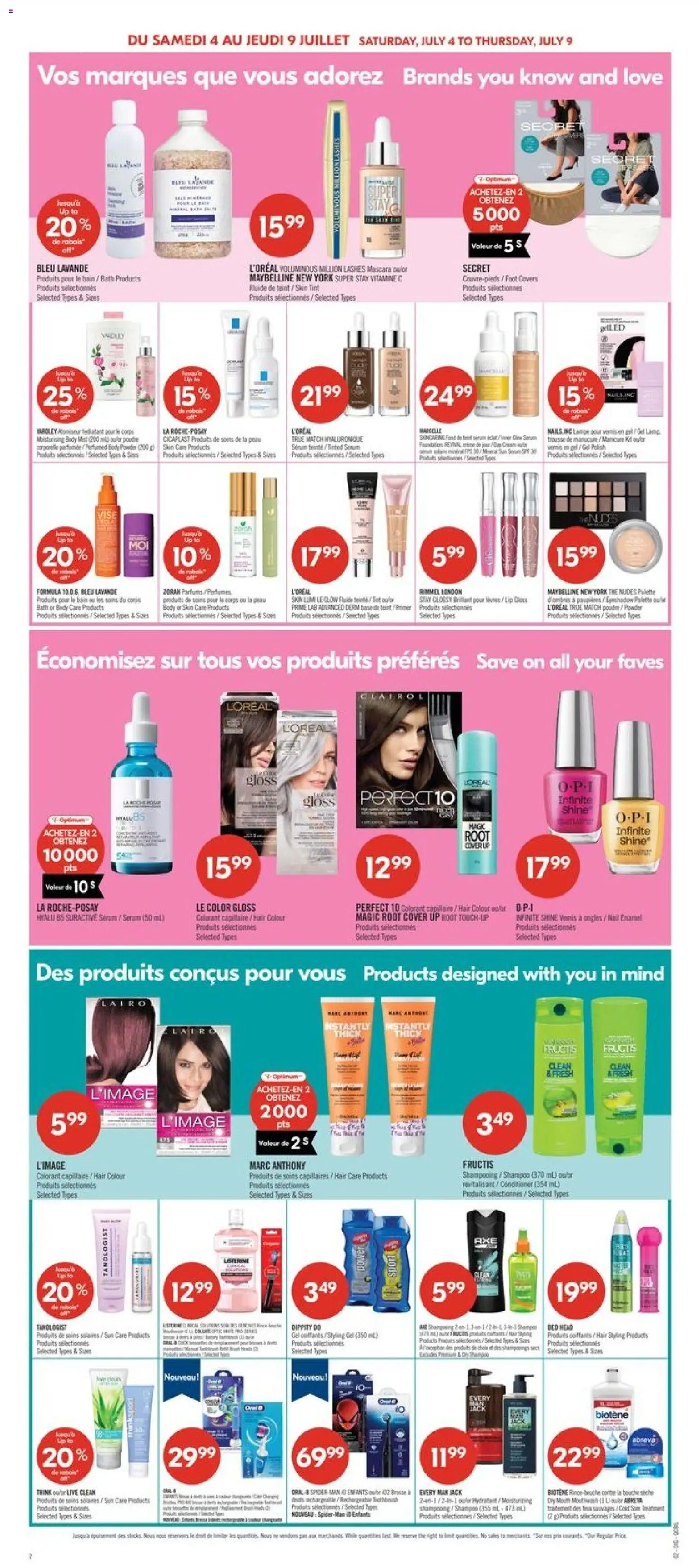Pharmaprix flyer valid from Jul 3, 2026 | Page: 14