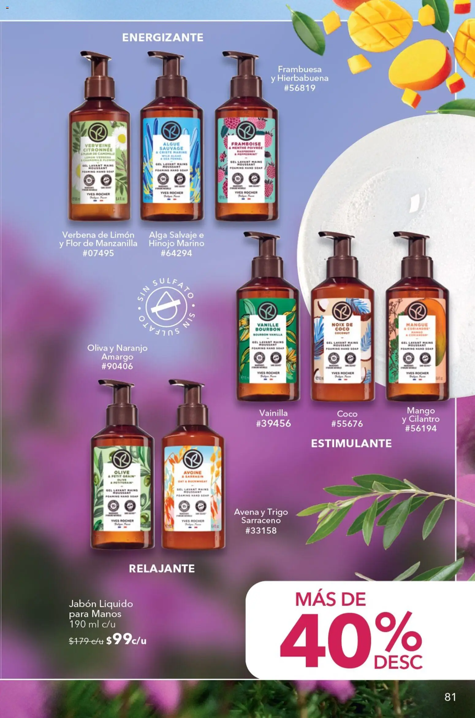 Nuevas ofertas de Yves Rocher válidas en toda la República Mexicana desde el 15/09/2026. ¡Encuentra las mejores ofertas en Yves Rocher campaña 13 2026! | Página: 85