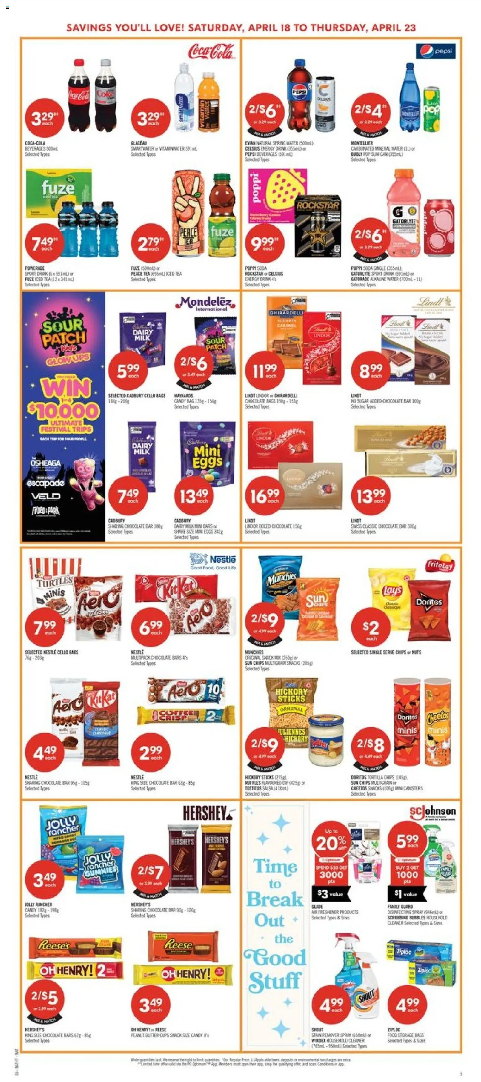 Shoppers flyer valid from 17.04.2026 | Page: 7 | Products: Tea, Bag, Butter, Chocolate