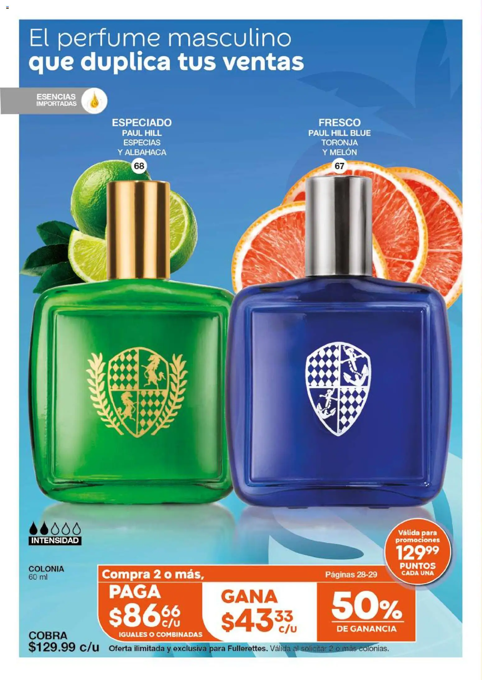Nuevas ofertas de Fuller válidas en toda la República Mexicana desde el 27.05.2026. ¡Encuentra las mejores ofertas en Fuller Gana Más 4 2026! | Página: 22 | Productos: Melón, Toronja, Esencias, Perfume