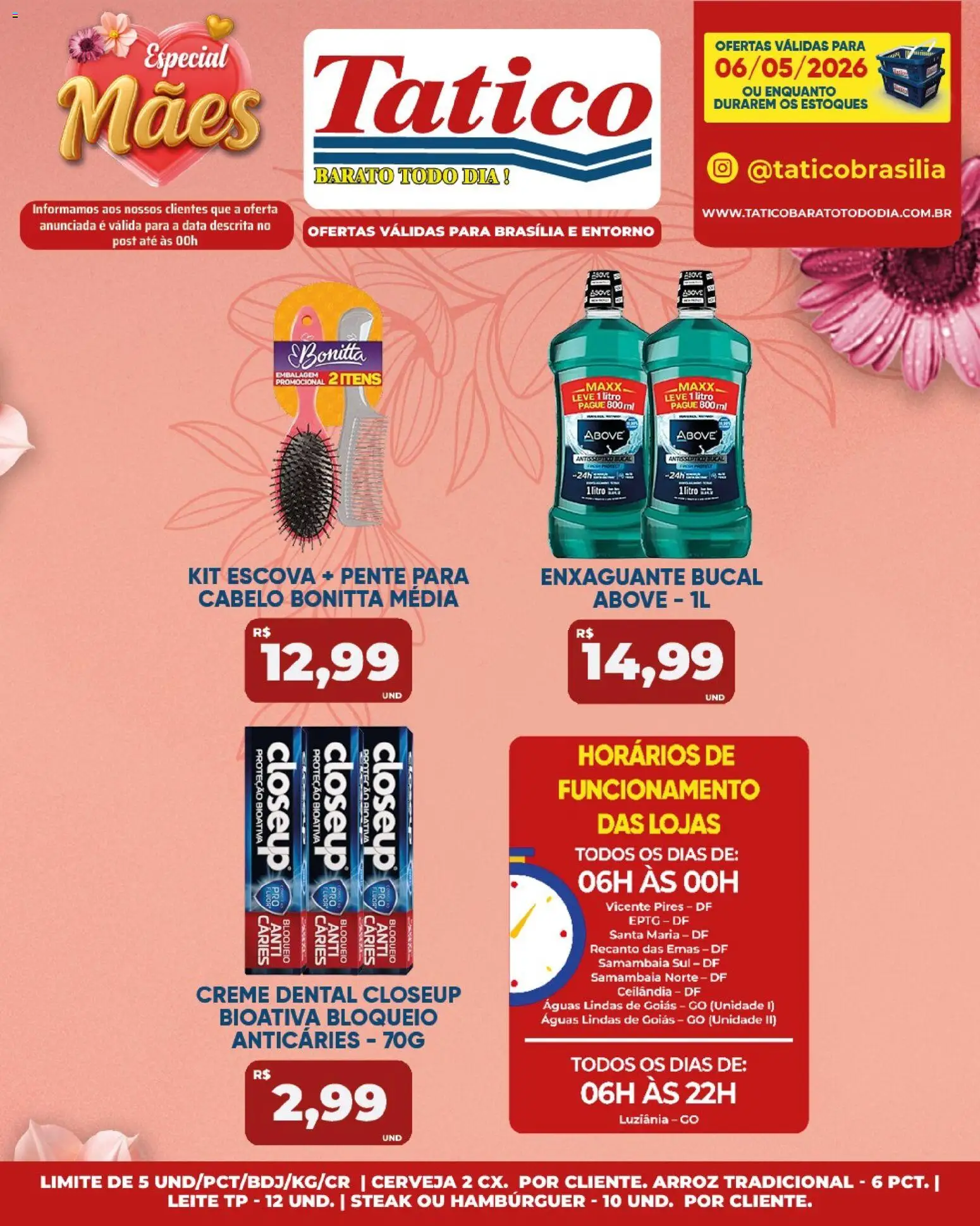 Tatico Folheto - válido de 07.05.2026 | Página: 54 | Produtos: Enxaguante bucal, Cerveja, Creme, Creme dental