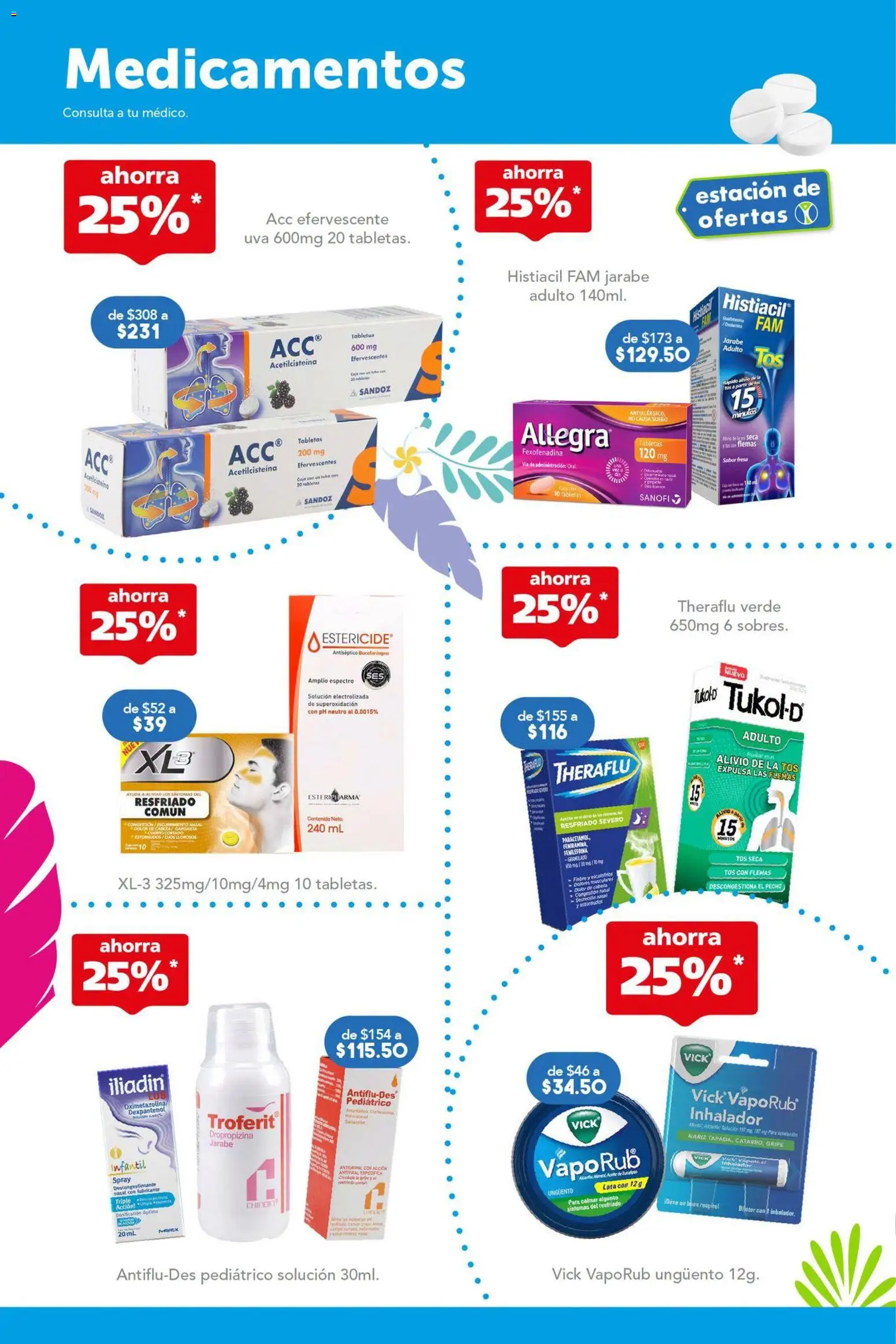 Nuevas ofertas de Farmacia San Pablo válidas en toda la República Mexicana desde el 05/07/2026. ¡Encuentra las mejores ofertas en Farmacia San Pablo catálogo! | Página: 4 | Productos: Fresa, Uva
