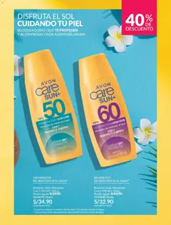 Vista previa de folleto Avon catálogo - Campaña 7 de la Avon válido desde 21.04.2026 | Página: 161 | Productos: Protector solar, Té