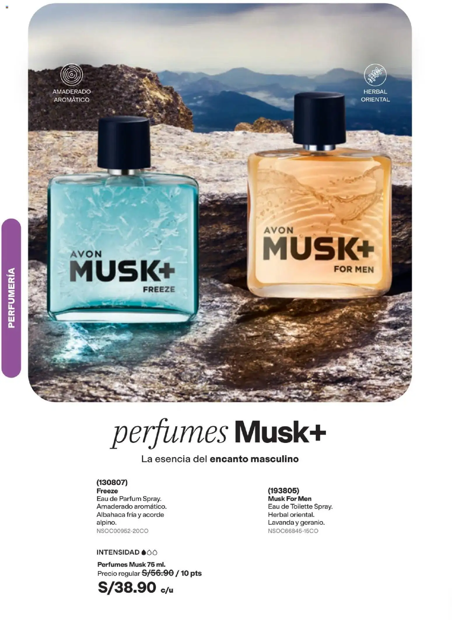 Catálogo Avon válido desde 15/09/2026 | Página: 91 | Productos: Perfumes, EAU de Toilette