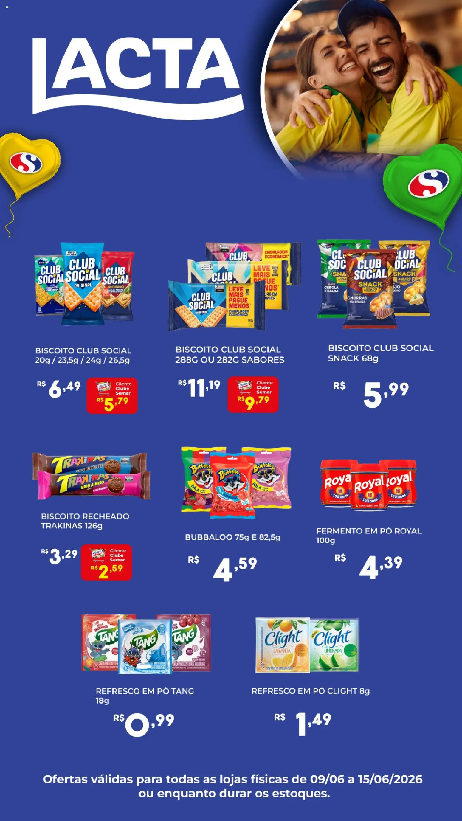 Semar Supermercado Folheto - válido de 09.06.2026 | Página: 2 | Produtos: Cebola, Biscoito, Refresco, Biscoito recheado