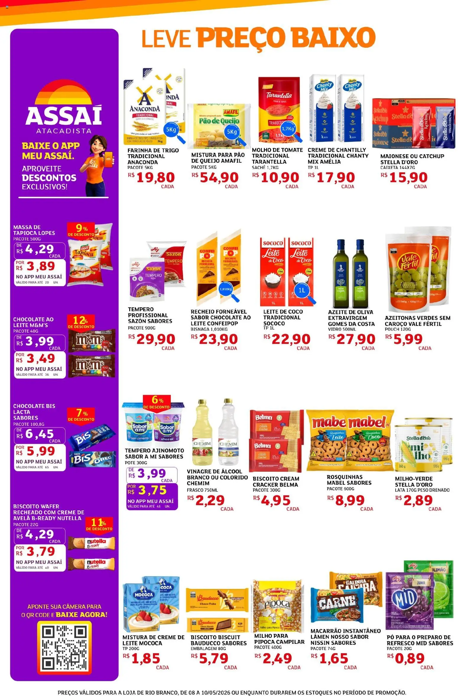 Assaí Atacadista Folheto - válido de 08.05.2026 | Página: 2 | Produtos: Azeitonas, Refresco, Macarrão, Leite de coco