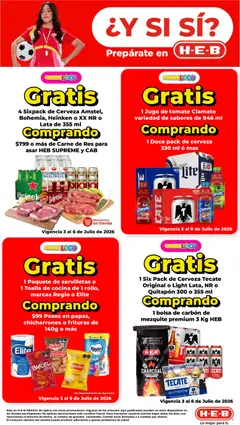 Vista previa de H-E-B folleto, nuevo folleto de la tienda, válido en México a partir del 03/07/2026