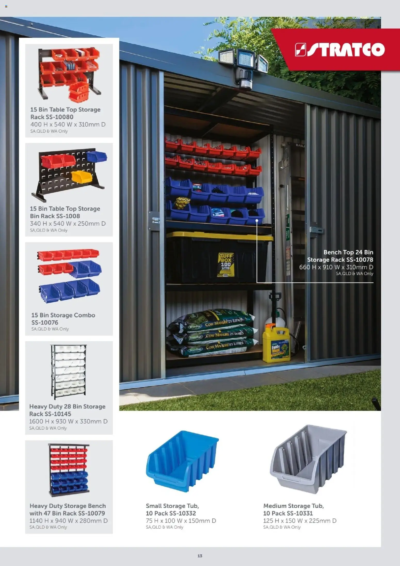 Stratco catalogue - valid from 10/08/2026 | Page: 13 | Products: Table, Bench