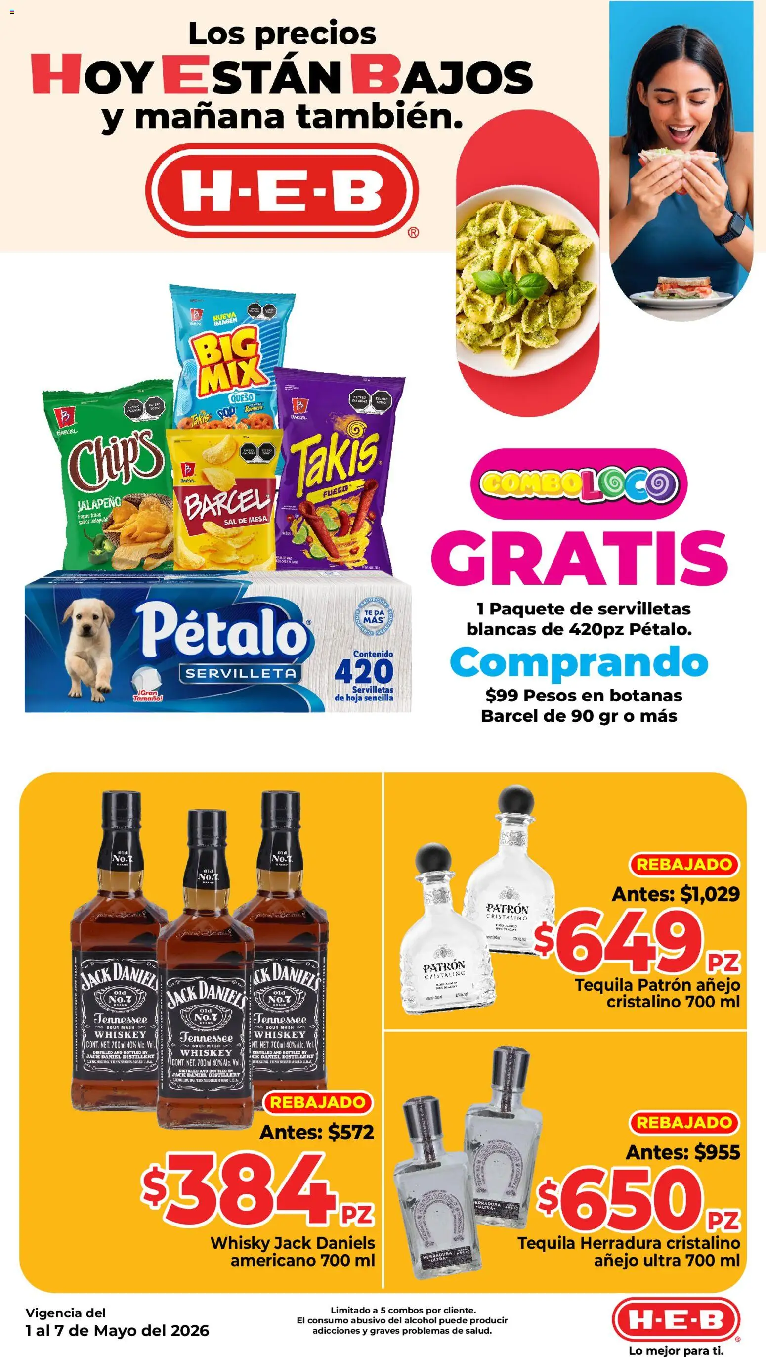 Nuevas ofertas de H-E-B válidas en toda la República Mexicana desde el 01.05.2026. ¡Encuentra las mejores ofertas en H-E-B folleto Calidad! | Página: 5