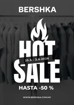Vista previa de Bershka Hot Sale, nuevo folleto de la tienda, válido en México a partir del 25.05.2026