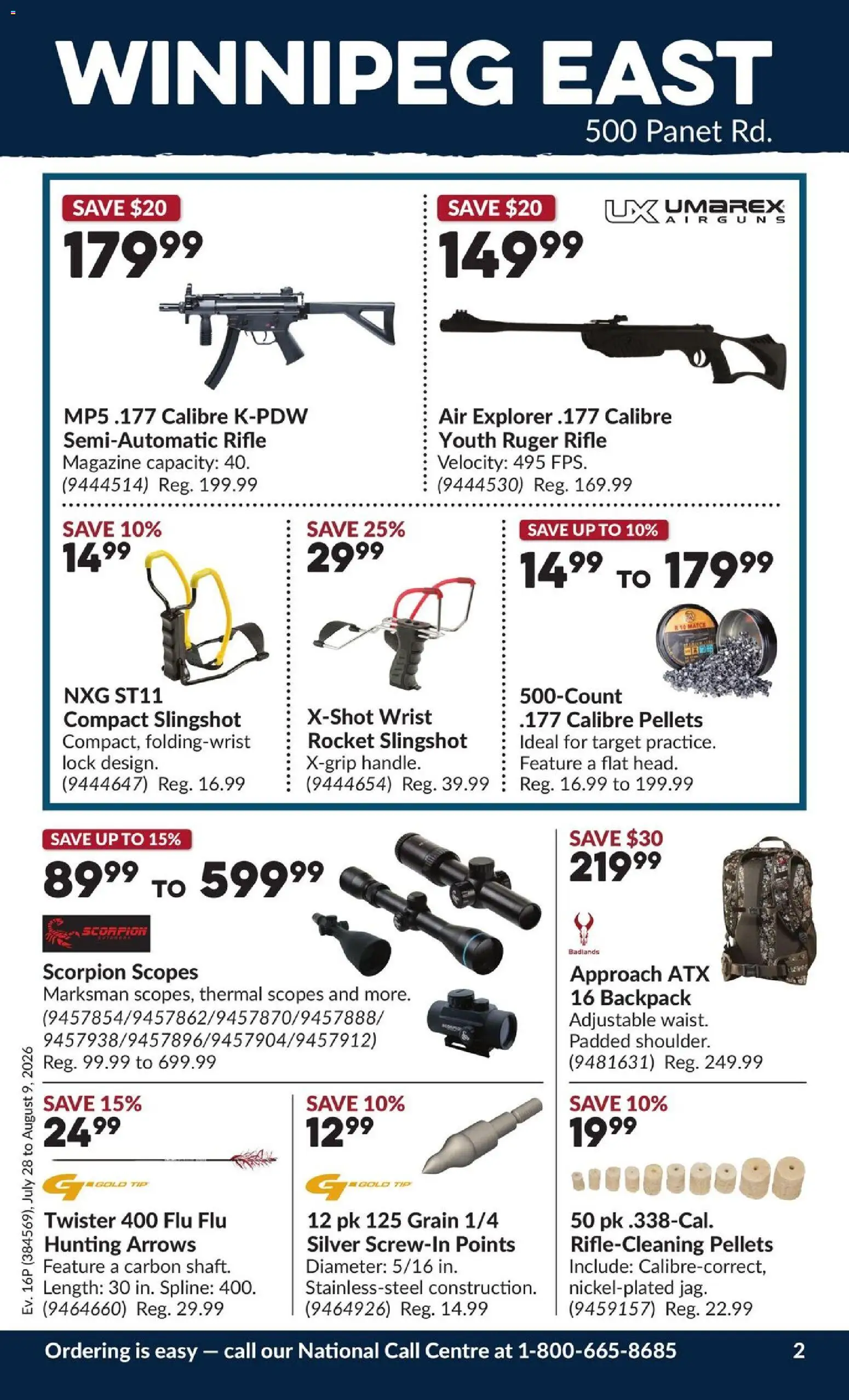 Princess Auto flyer valid from Jul 28, 2026 | Page: 4 | Products: Backpack, Magazine