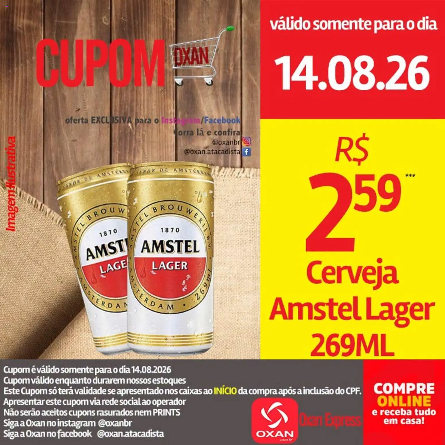 Oxan Atacadista Folheto - válido de 14/08/2026 | Página: 19 | Produtos: Cerveja