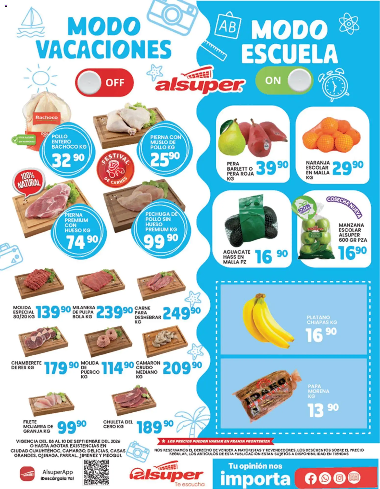 Nuevas ofertas de Alsuper válidas en toda la República Mexicana desde el 08/09/2026. ¡Encuentra las mejores ofertas en Alsuper folleto! | Página: 1