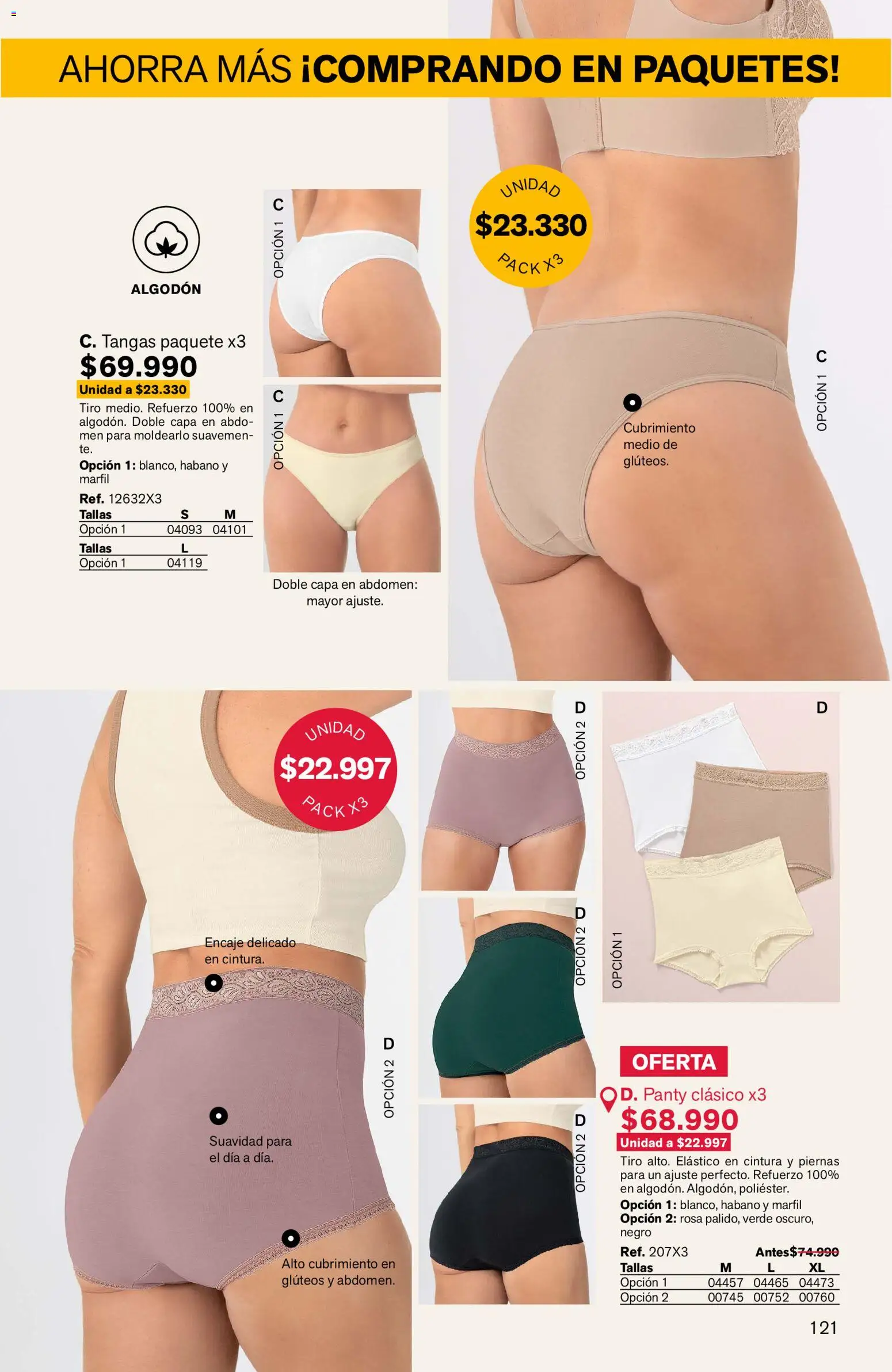 Leonisa revista - valida desde el 04.06.2026 | Página: 121 | Productos: Algodón
