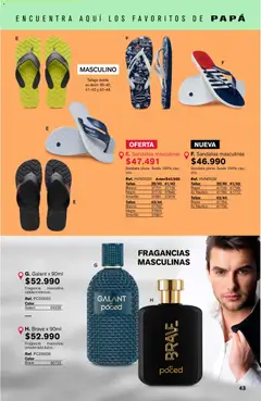 Leonisa catálogo C08/2026 -  Vista previa de la revista de la tienda Leonisa valido desde el 15.05.2026 | Página: 43 | Productos: Sandalias, Fragancia, Papa