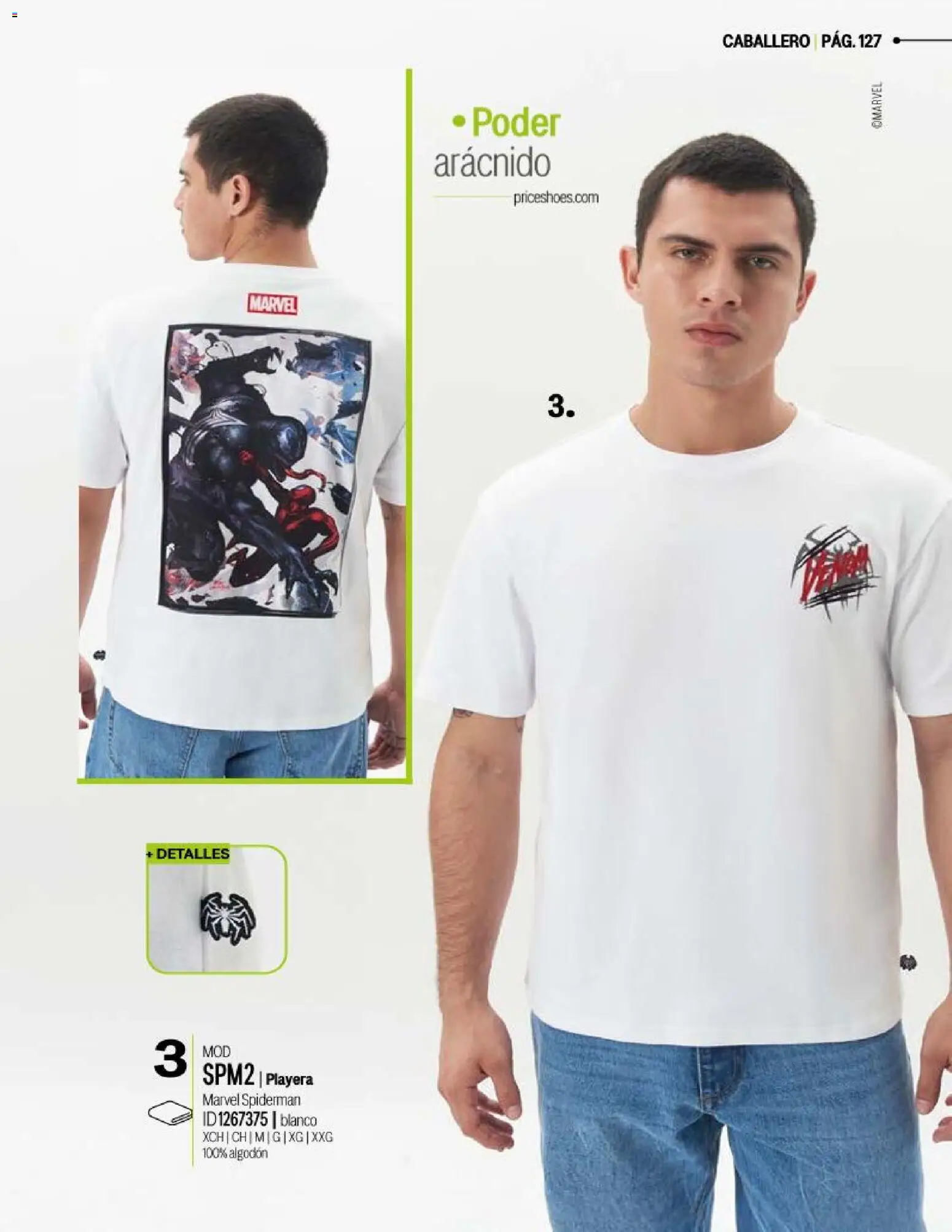 Nuevas ofertas de Price Shoes válidas en toda la República Mexicana desde el 09.05.2026. ¡Encuentra las mejores ofertas en Price Shoes catálogo Licencias! | Página: 127 | Productos: Algodón, Playera
