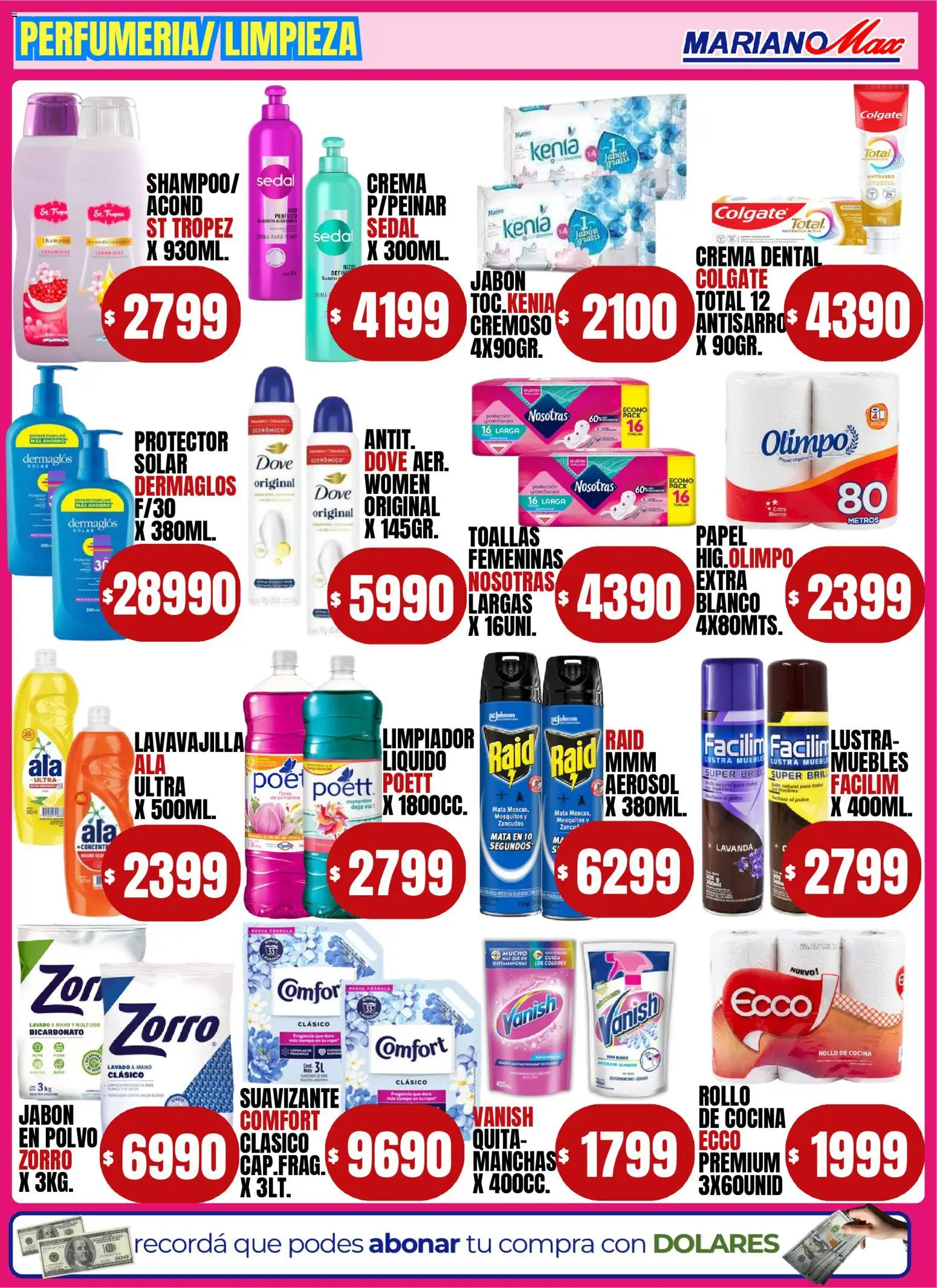 Mariano Max - Catálogo │ válido desde el 15/09/2026 | Página: 4 | Productos: Peso, Jabón en polvo, Quitamanchas, Limpiador