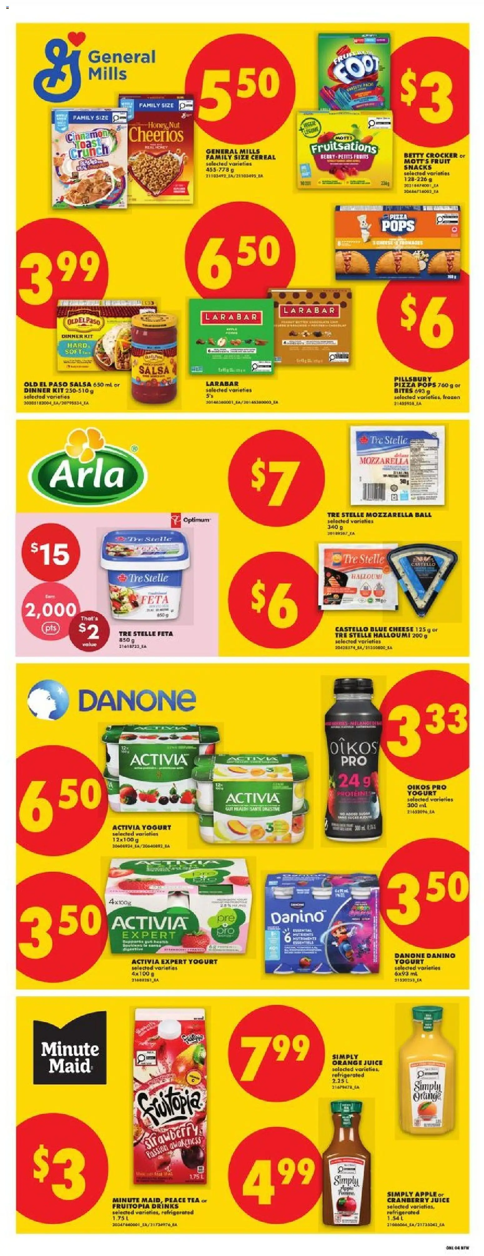 No Frills flyer valid from 11.06.2026 | Page: 9 | Products: Tea, Cheese, Yogurt, Pizza