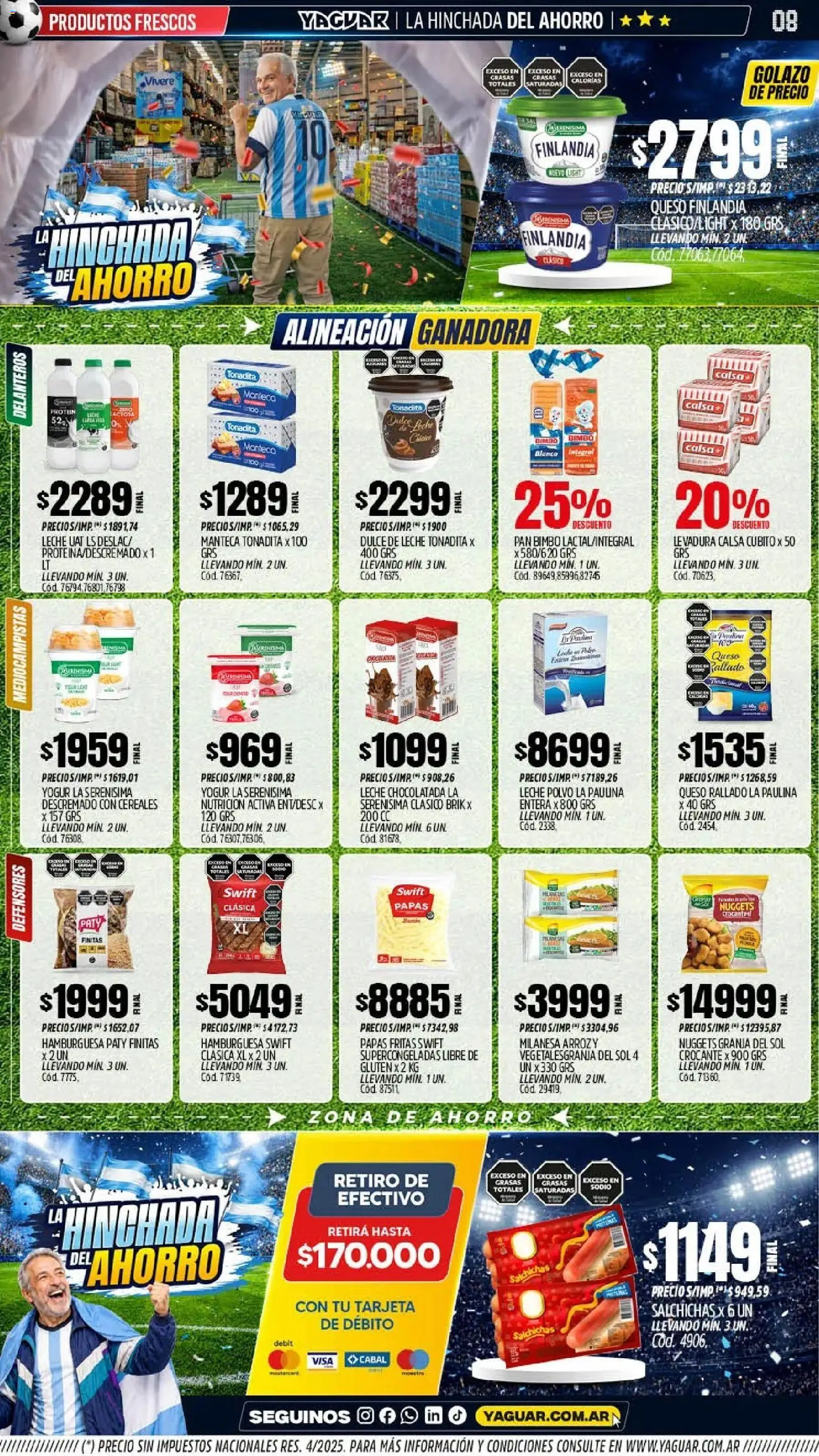 Yaguar - Oferta Semanal Salta │ válido desde el 22/06/2026 | Página: 8