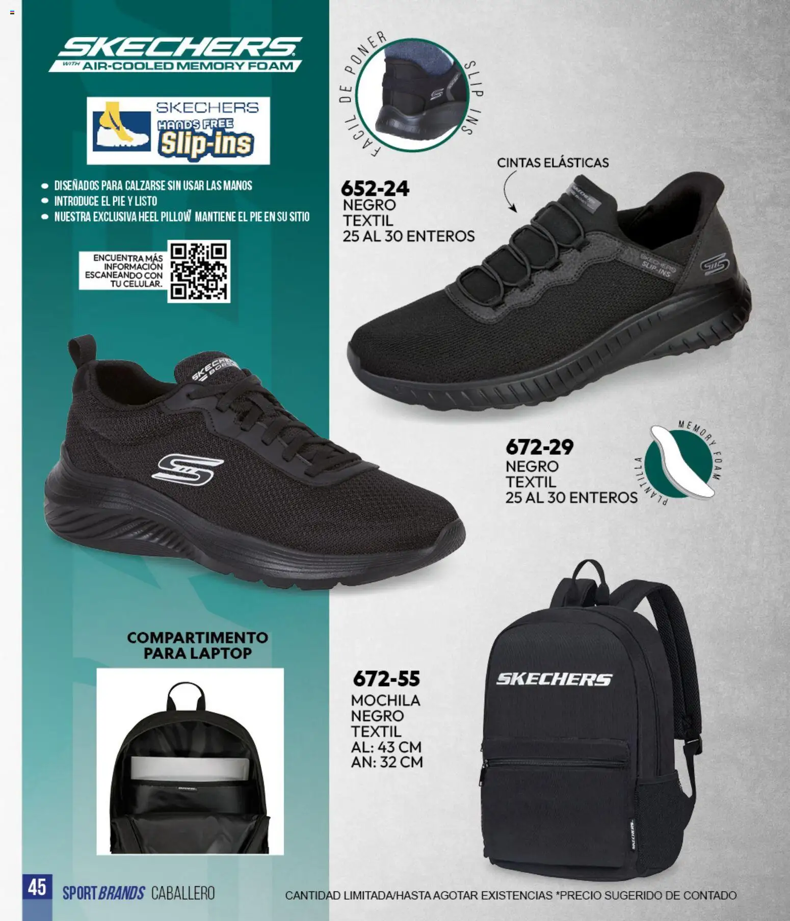 Nuevas ofertas de Cklass válidas en toda la República Mexicana desde el 05.03.2026. ¡Encuentra las mejores ofertas en Cklass catálogo Verano Sportbrands Dama! | Página: 209 | Productos: Mochila