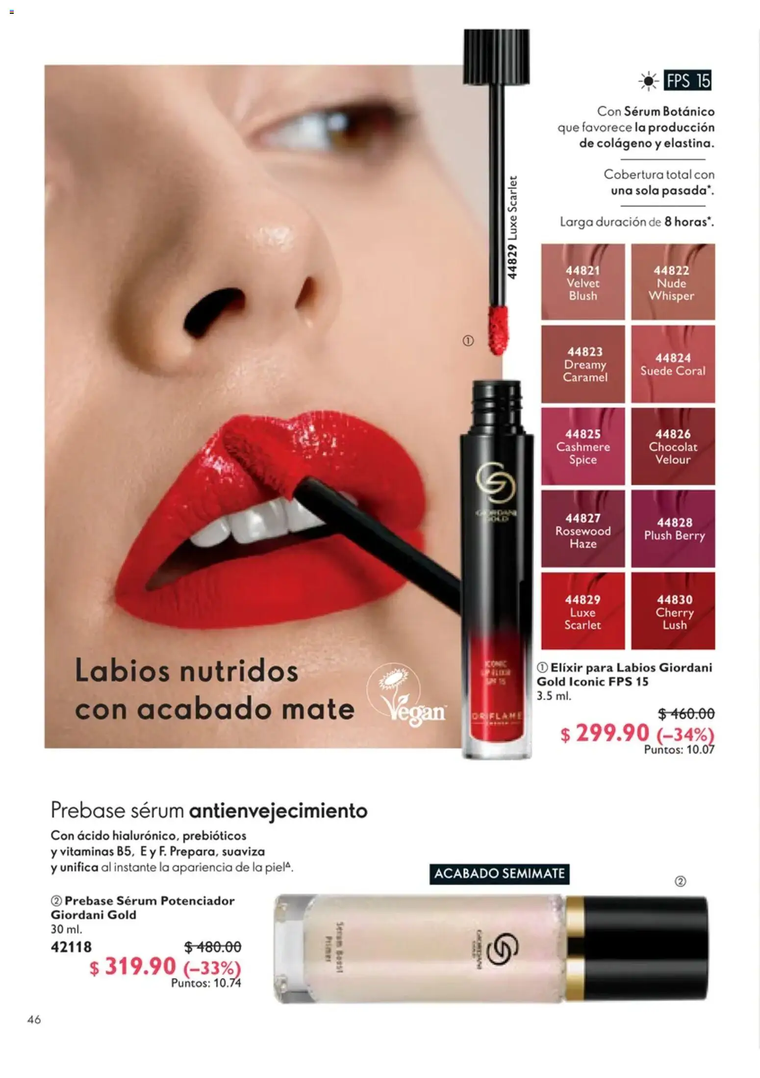 Nuevas ofertas de Oriflame válidas en toda la República Mexicana desde el 12/09/2026. ¡Encuentra las mejores ofertas en Oriflame campaña 13 2026! | Página: 46