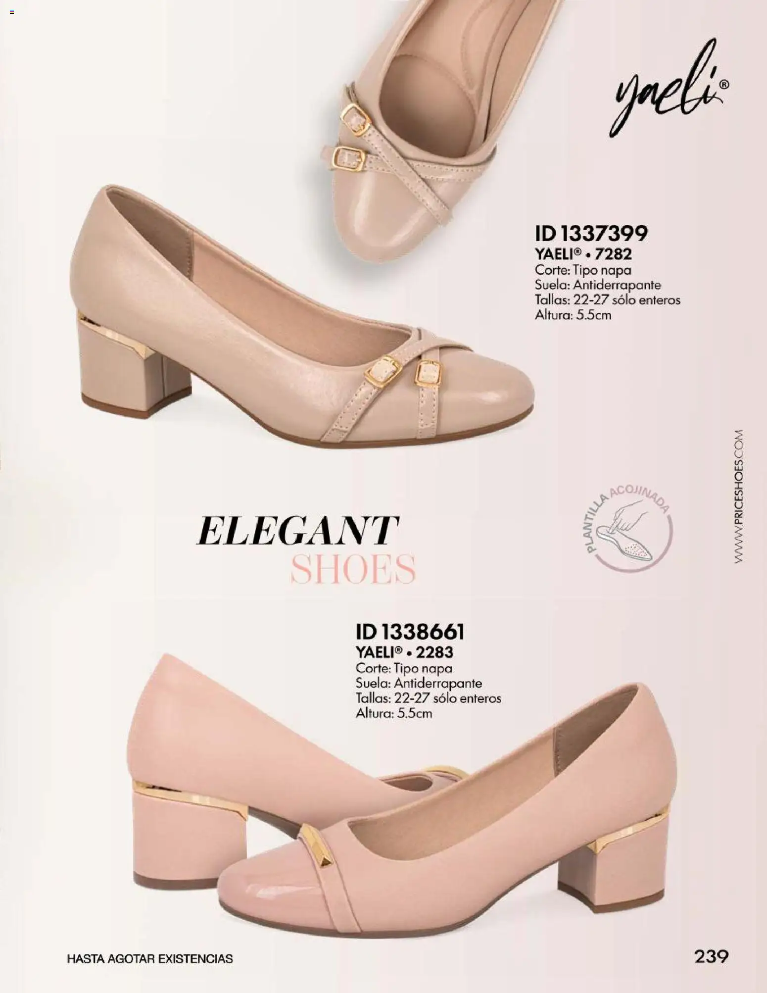 Nuevas ofertas de Price Shoes válidas en toda la República Mexicana desde el 28/08/2026. ¡Encuentra las mejores ofertas en Price Shoes catálogo Vestir Casual! | Página: 239