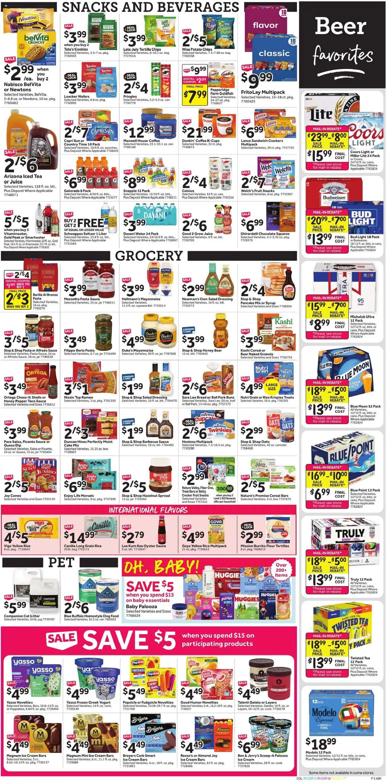 Stop & Shop Weekly Circular - NY - valid from 29.05.2026 | Page: 6 | Products: Yogurt, Cookies, Water, Sauce