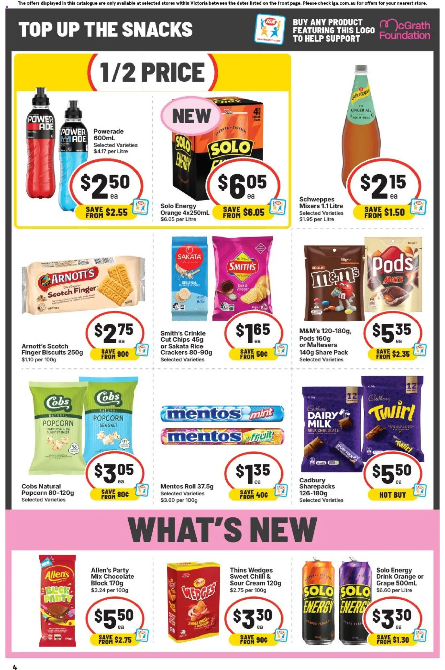 IGA catalogue - valid from 09/09/2026 | Page: 5 | Products: Snacks, Biscuits, Chilli, Foundation