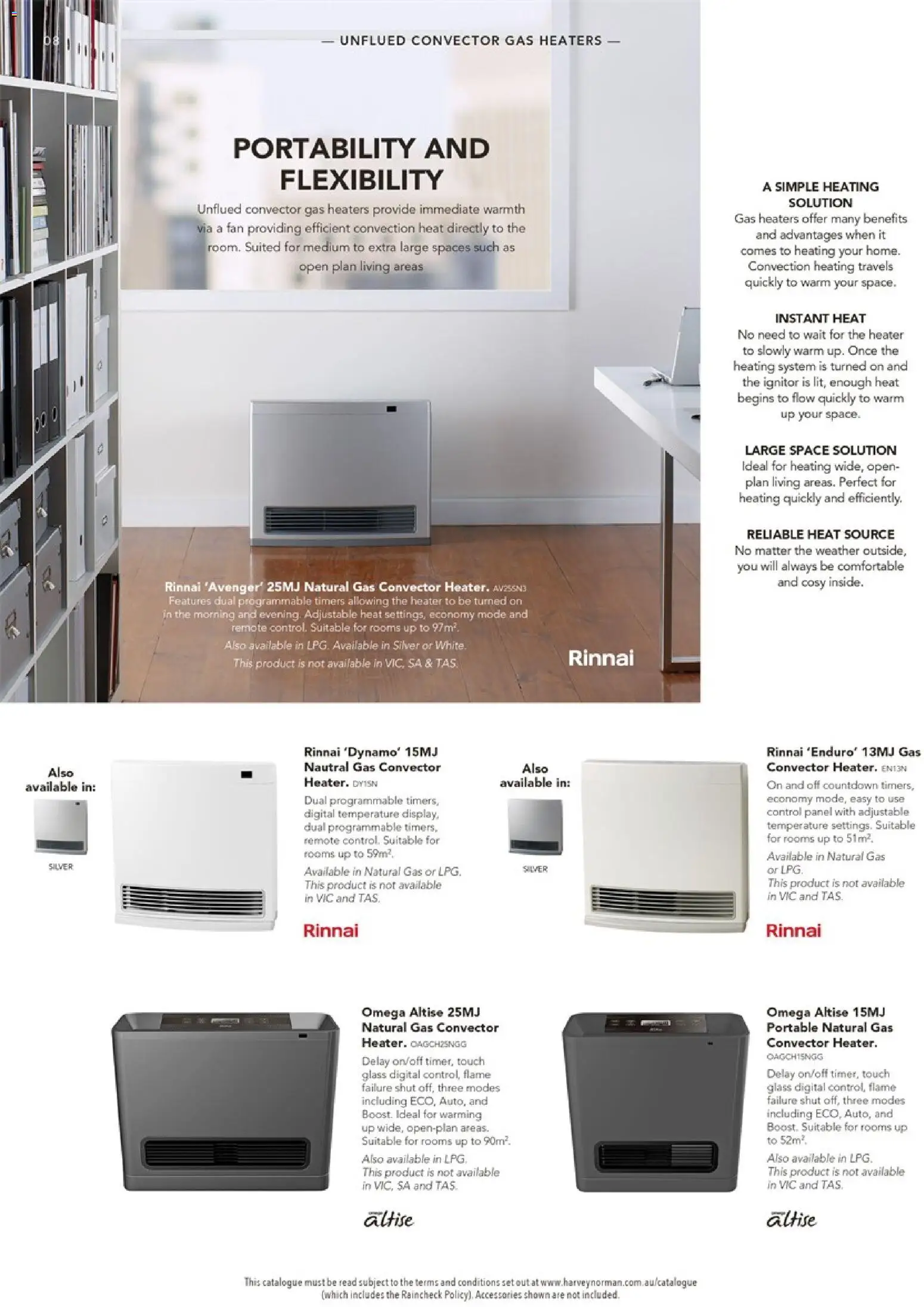 Harvey Norman catalogue - valid from 21.04.2026 | Page: 8 | Products: Heater, Accessories, Portable, Fan