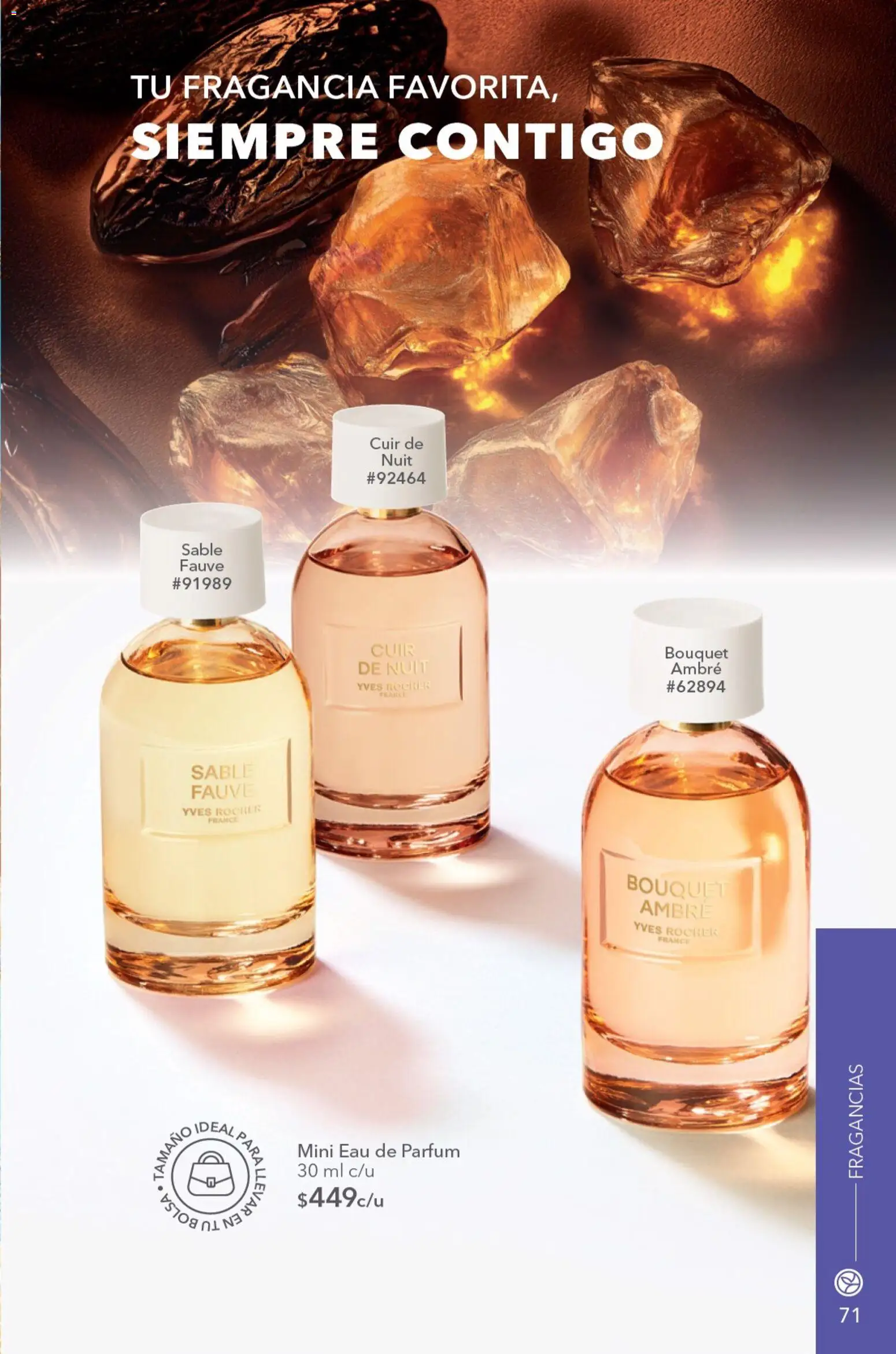 Nuevas ofertas de Yves Rocher válidas en toda la República Mexicana desde el 04/08/2026. ¡Encuentra las mejores ofertas en Yves Rocher campaña 11 2026! | Página: 75 | Productos: Bolsa, Fragancia