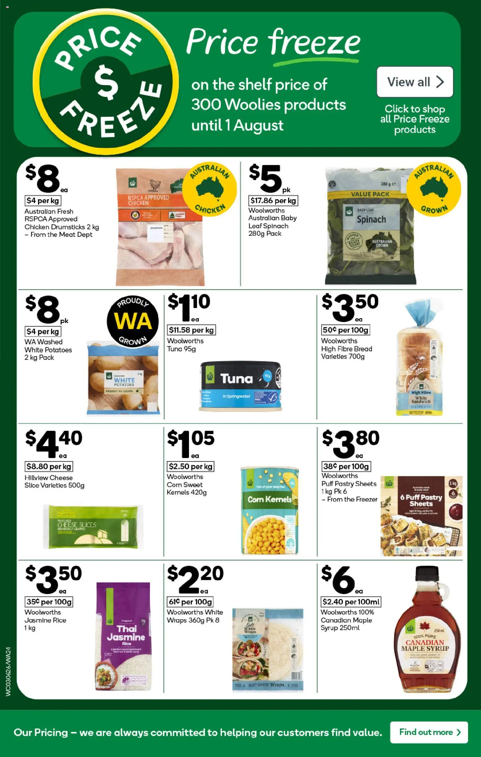 Woolworths catalogue - valid from 03.06.2026 | Page: 24 | Products: Shelf, Cheese, Rice, Potatoes