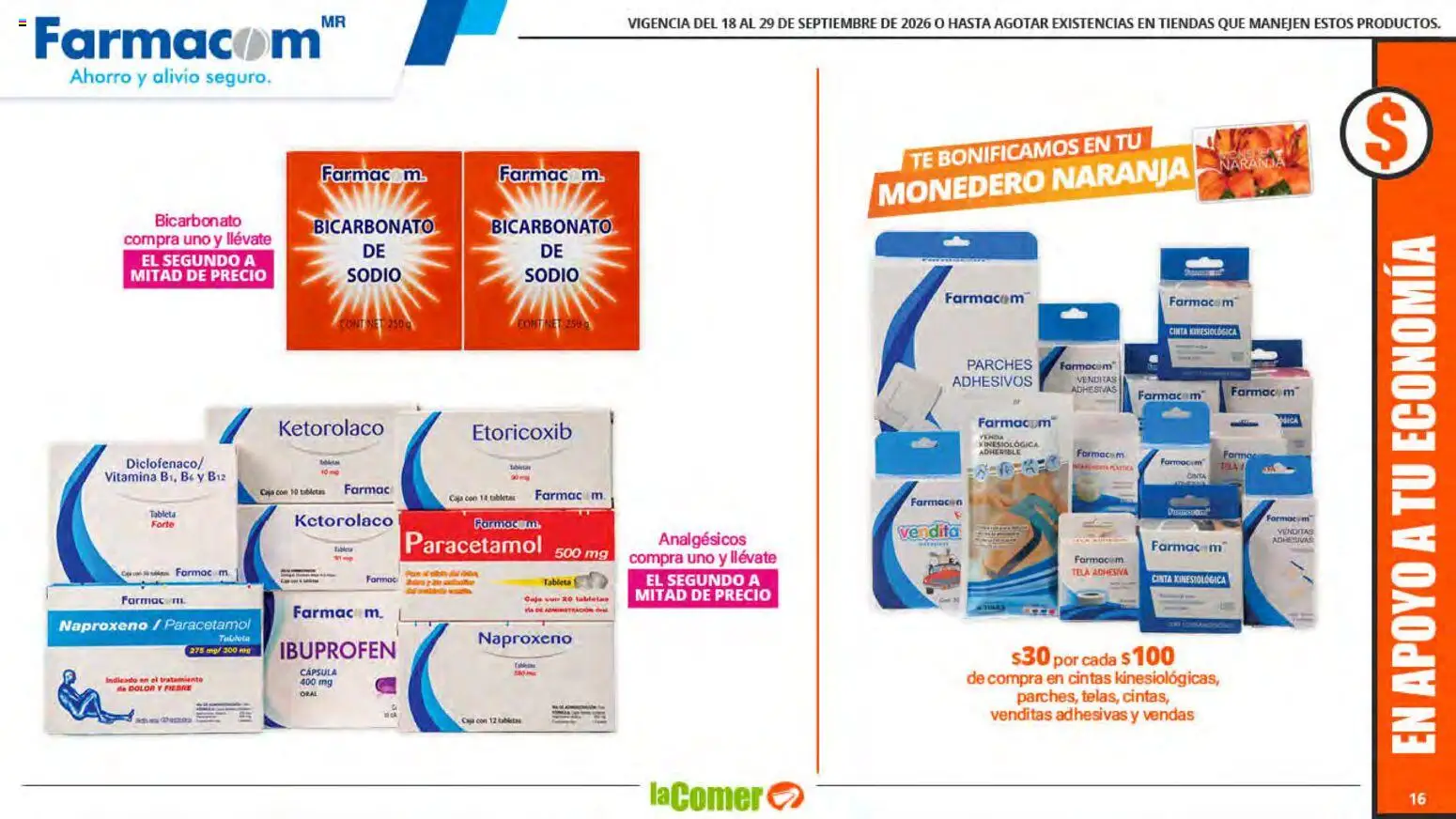 Nuevas ofertas de La Comer válidas en toda la República Mexicana desde el 18/09/2026. ¡Encuentra las mejores ofertas en La Comer folleto! | Página: 16
