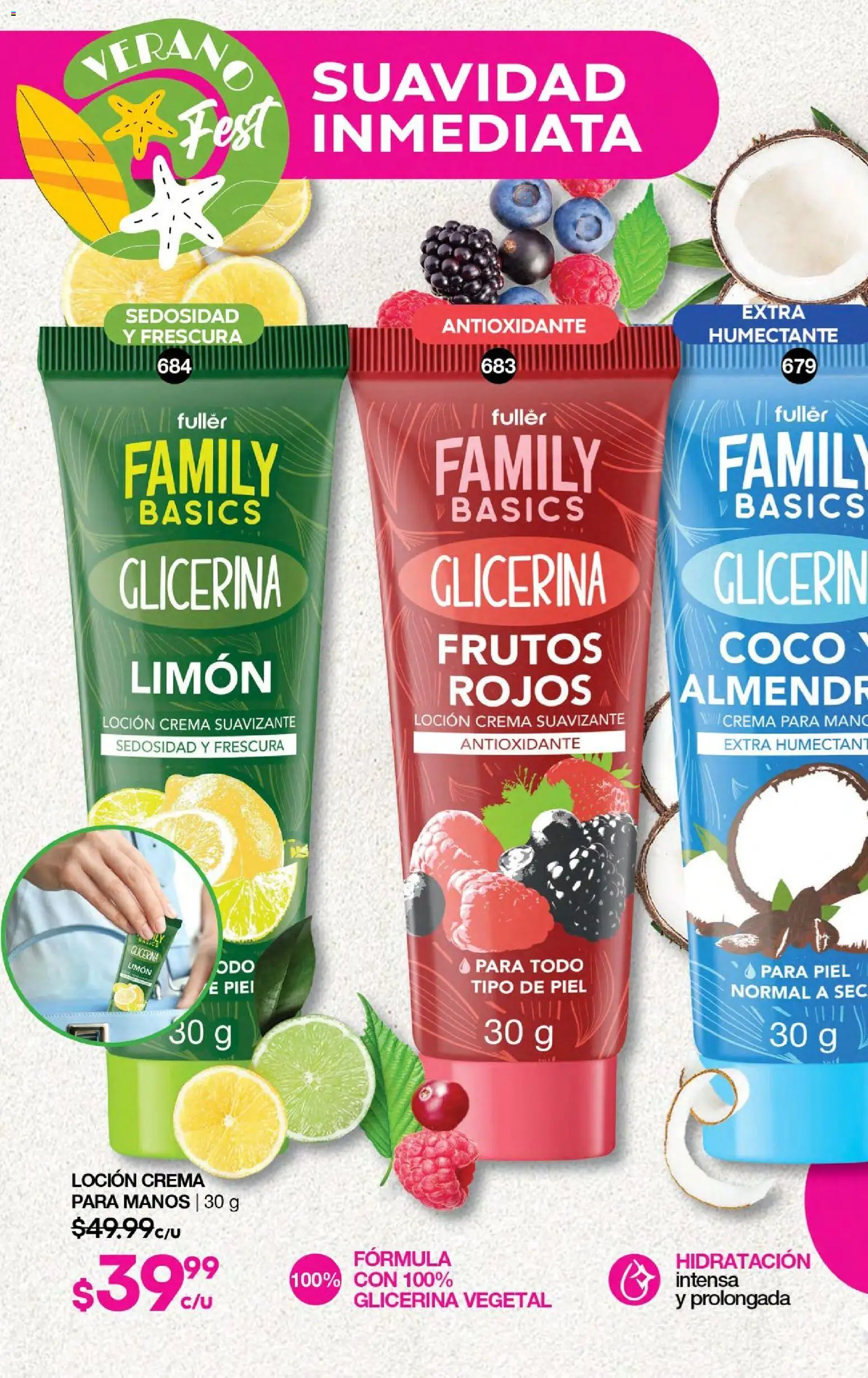 Nuevas ofertas de Fuller válidas en toda la República Mexicana desde el 24.06.2026. ¡Encuentra las mejores ofertas en Fuller campaña 6 2026! | Página: 180 | Productos: Crema, Limón, Loción, Suavizante