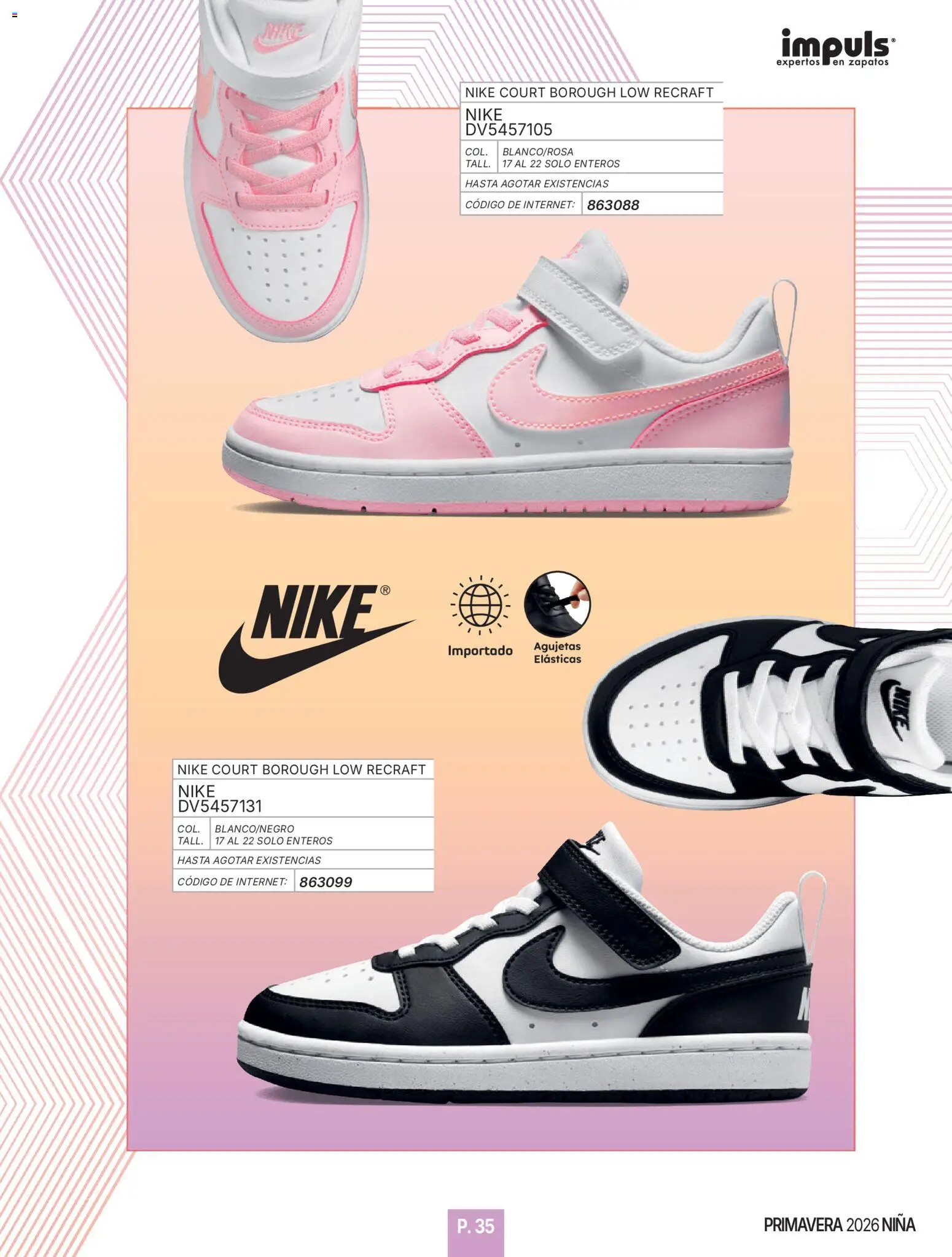 Nuevas ofertas de Impuls válidas en toda la República Mexicana desde el 01/01/2026. ¡Encuentra las mejores ofertas en Impuls catálogo Niña! | Página: 37 | Productos: Zapatos