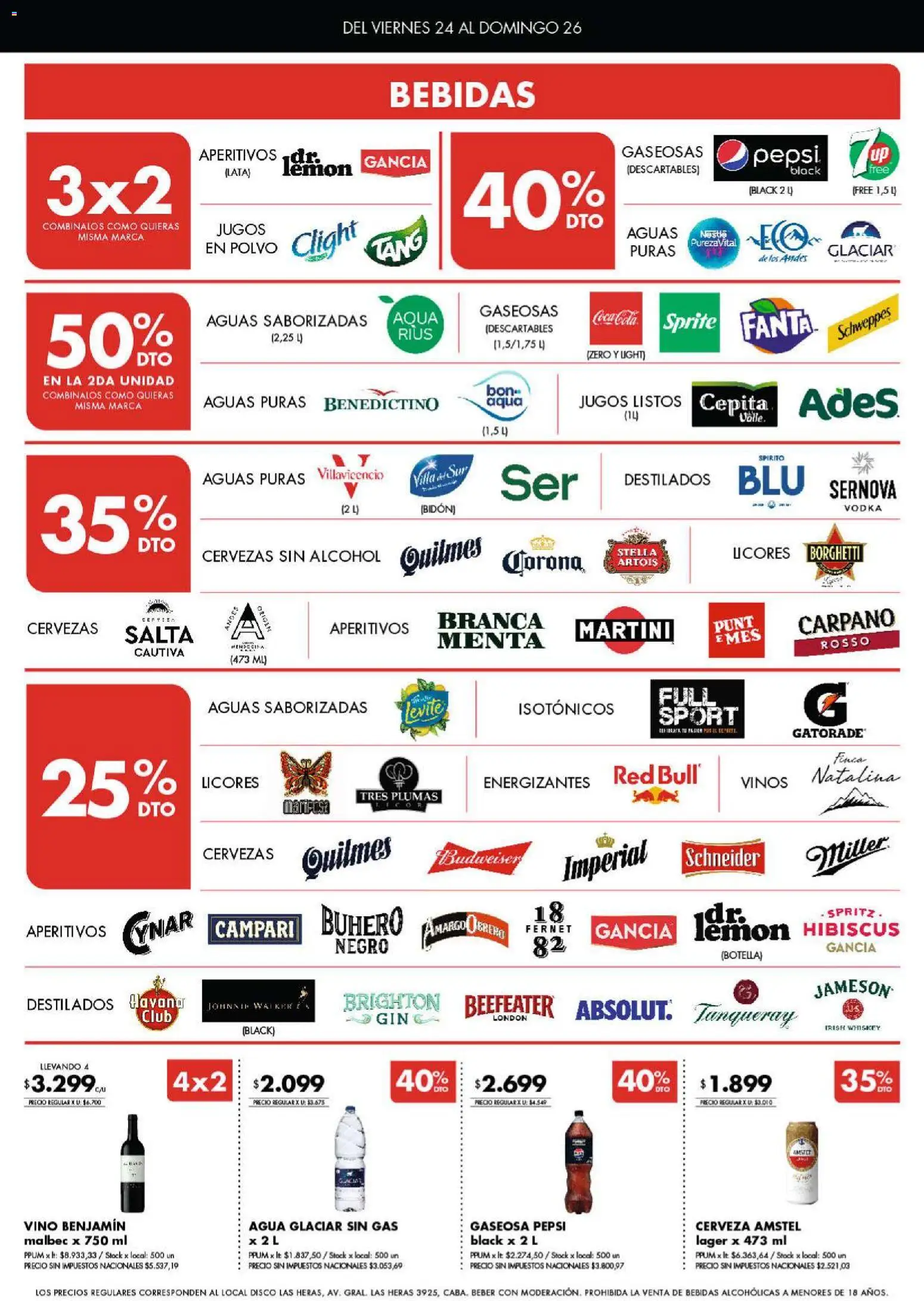 Disco - Ofertas | Córdoba │ válido desde el 23/07/2026 | Página: 5 | Productos: Bidón, Whiskey, Gaseosa, Cerveza