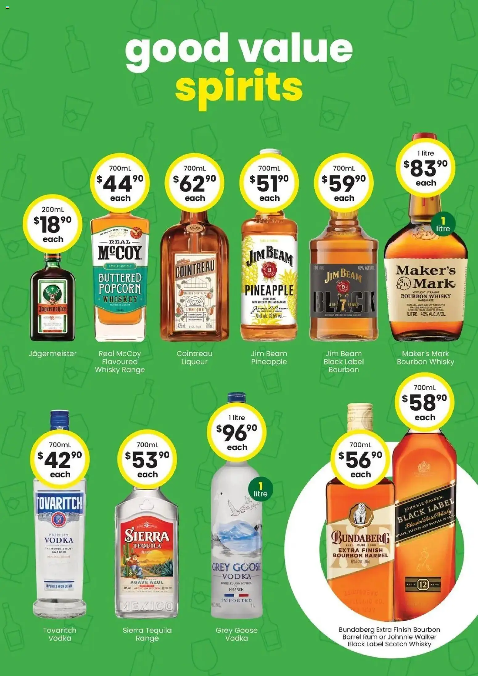 The Bottle-O - Good Value Booze, For Good Value People. QLD 10/08 - 10/08/2026 > weekly / monthly specials | Page: 4 | Products: Handmade, Tequila, Pineapple, Rum