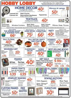 Preview of Hobby Lobby weekly ads valid from 07/12/2026