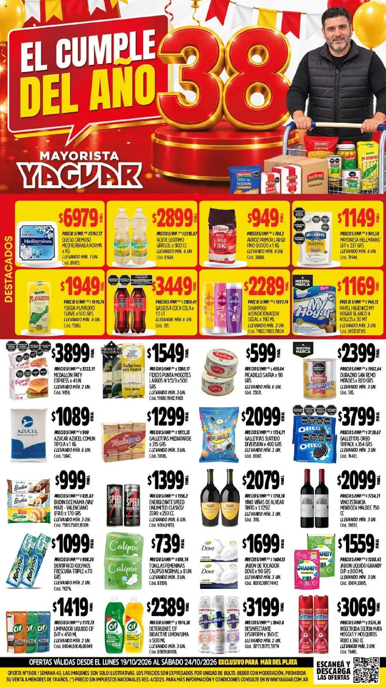 Yaguar - Oferta Semanal Mar del Plata │ válido desde el 19/10/2026 | Página: 1