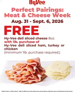 Preview of HyVee weekly ads valid from 08/31/2026