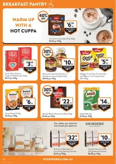 Preview of Foodworks catalogue - valid from 25.05.2026 | Page: 16 | Products: Chocolate, Honey, Moccona, Nescafe