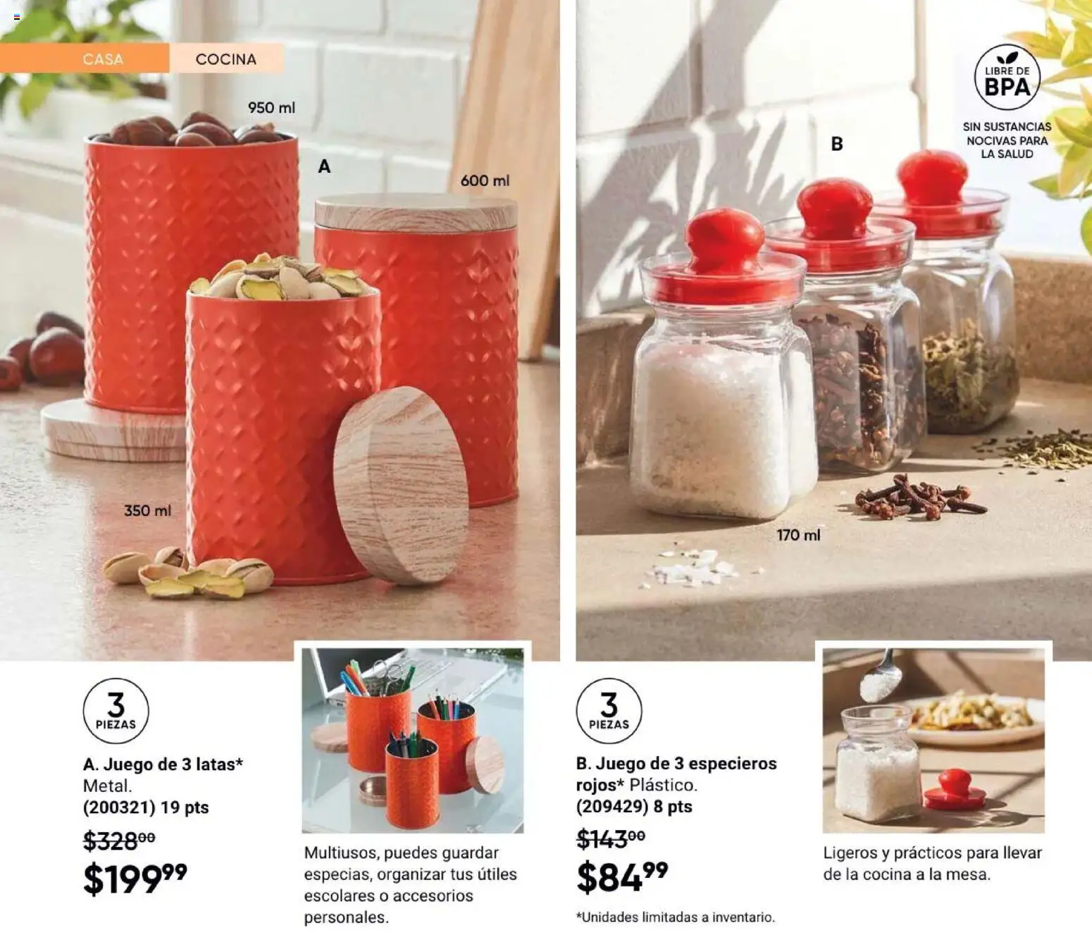 Nuevas ofertas de AVON válidas en toda la República Mexicana desde el 21/08/2026. ¡Encuentra las mejores ofertas en AVON Casa & Estilo 13 2026! | Página: 42 | Productos: Juego, Cocina