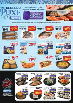Comper ofertas Sexta do Peixe - Pré-Visualização do folheto da loja Comper, válido de 10/07/2026