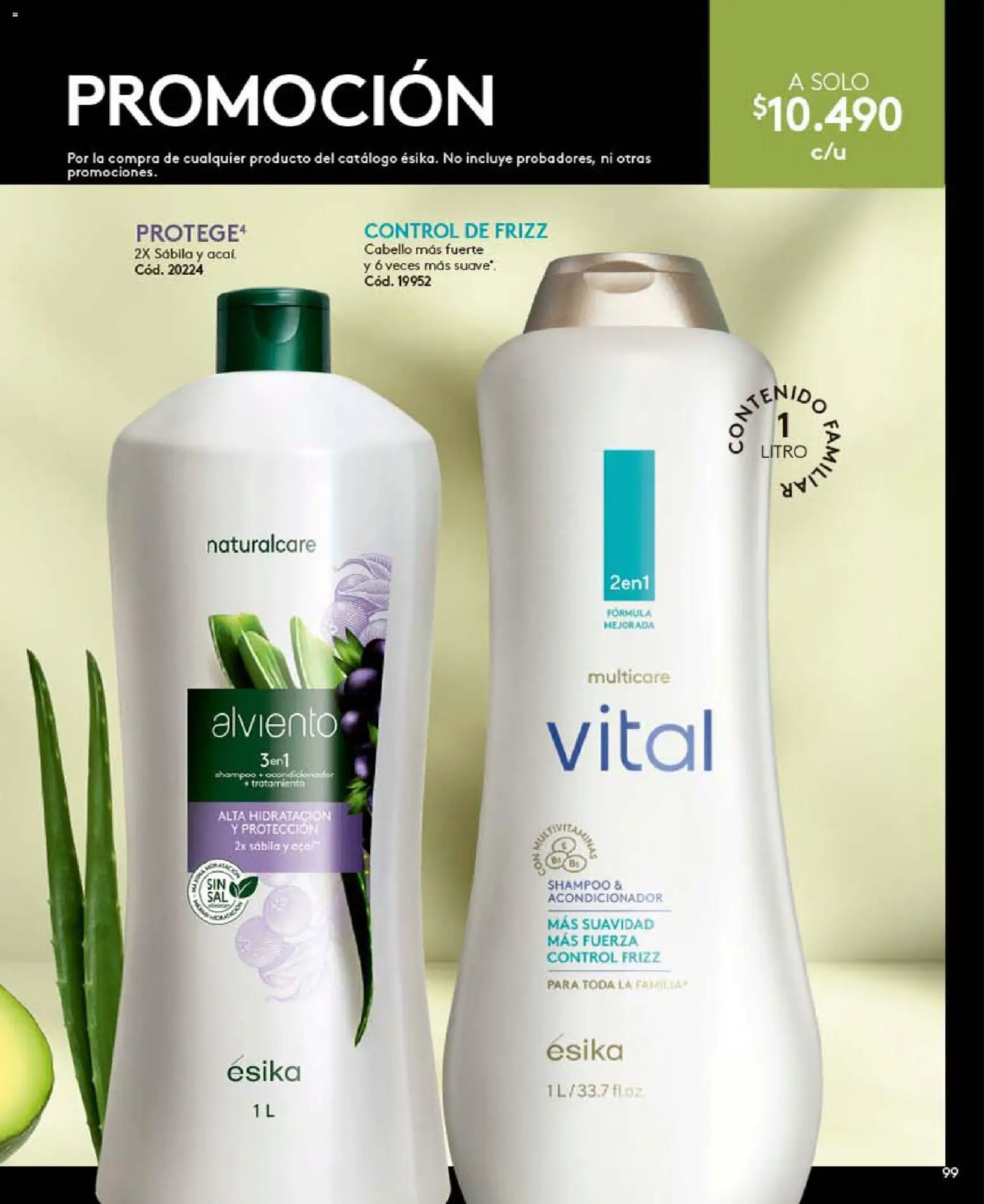 Catálogo Ésika Campaña 10 │ válido desde el 01.06.2026 | Página: 99 | Productos: Acondicionador, Shampoo