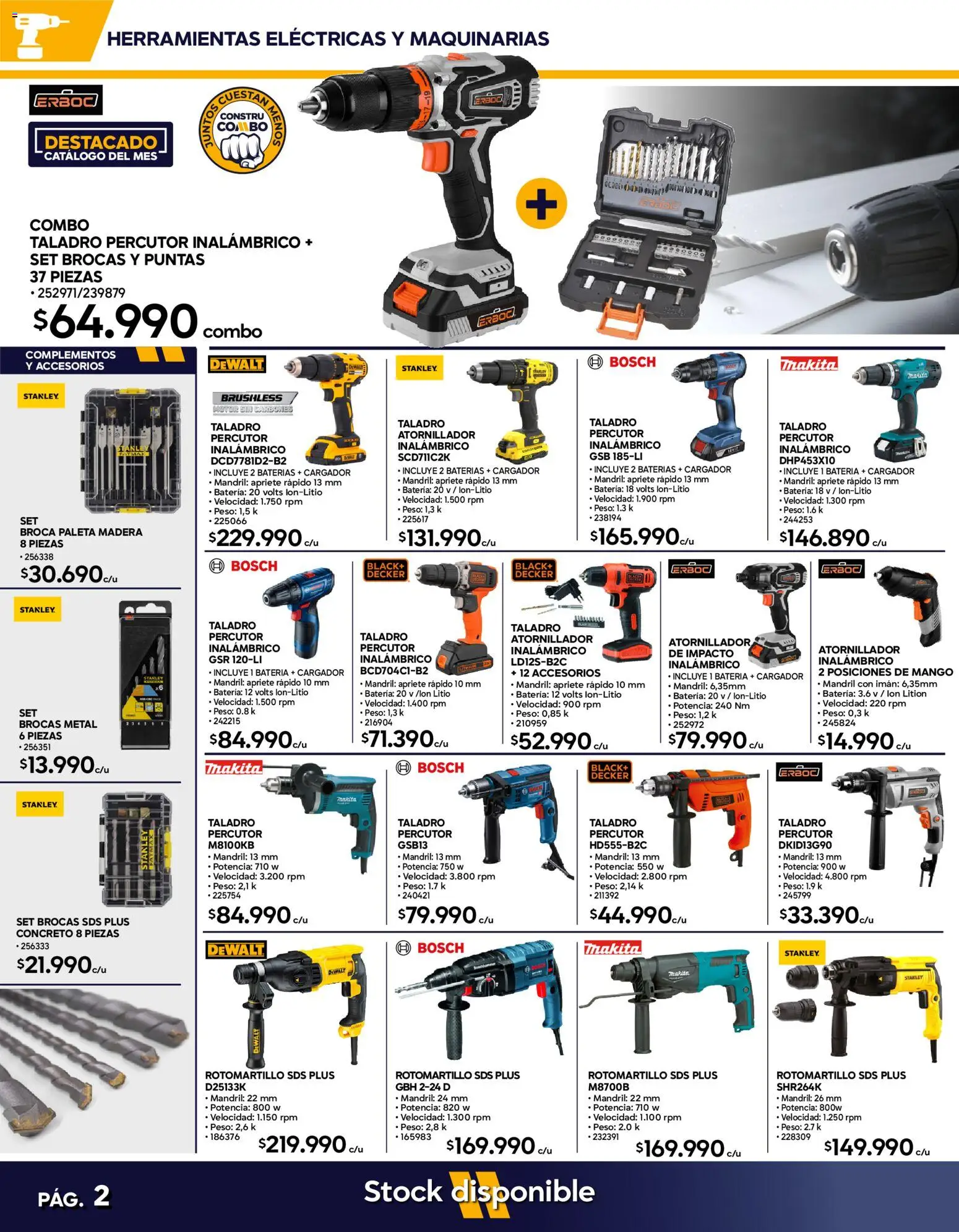 Construmart Ofertas │ válido desde el 31.05.2026 | Página: 2 | Productos: Imán, Taladro, Cargador, Batería