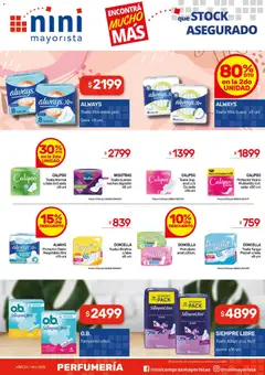 Vista previa NINI Mayorista ofertas válido desde el 04.05.2026 | Página: 7 | Productos: Tampones, Toalla, Perfume, Protectores diarios