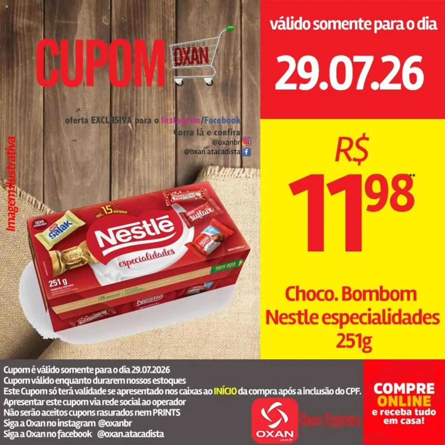 Oxan Atacadista Folheto - válido de 29/07/2026 | Página: 18 | Produtos: Bombom