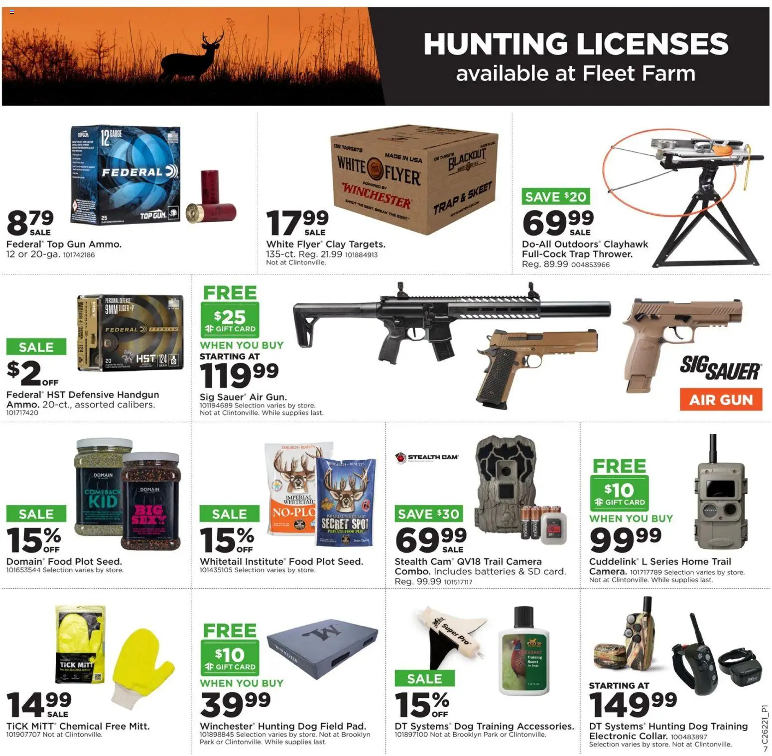 Mills Fleet Farm Weekly Ad - valid from 26.05.2026 | Page: 8 | Products: Camera, Gun, Trail Camera, Handgun
