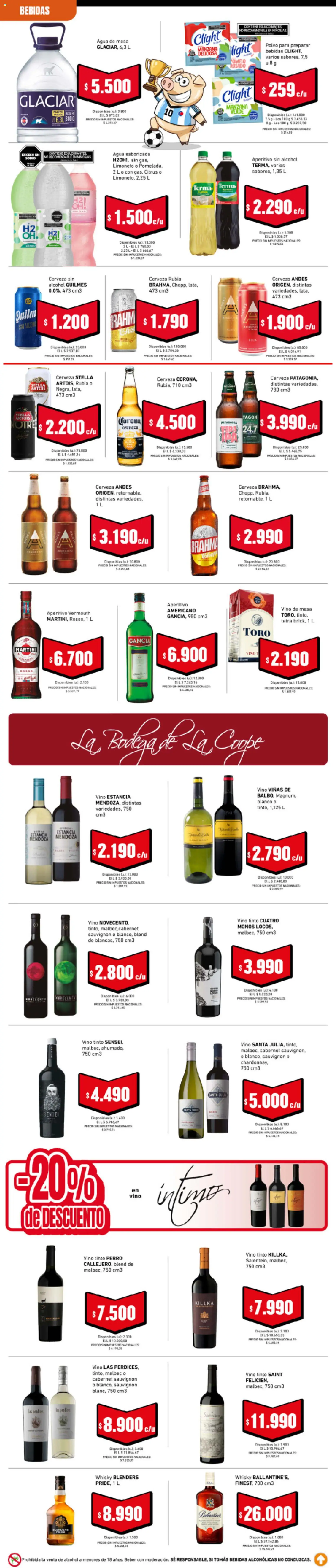 Cooperativa Obrera catálogo │ válido desde el 28.05.2026 | Página: 5 | Productos: Whisky, Polvo, Pomelo, Agua saborizada