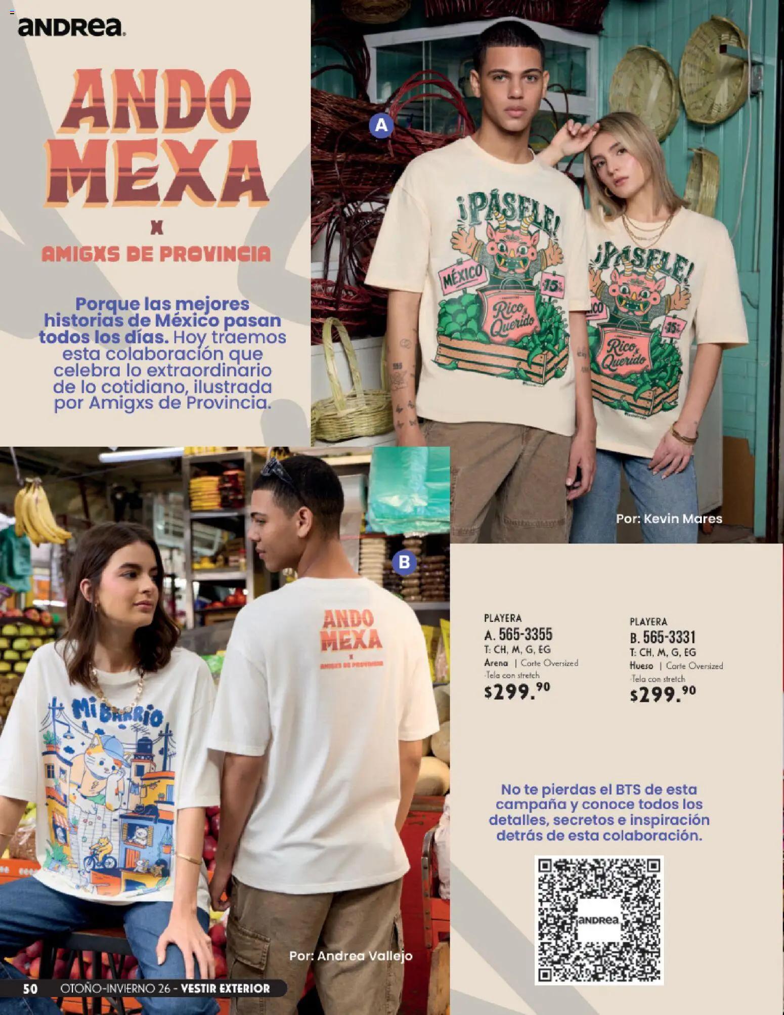 Nuevas ofertas de Andrea válidas en toda la República Mexicana desde el 23/08/2026. ¡Encuentra las mejores ofertas en Andrea catálogo Vestir! | Página: 50 | Productos: Playera, Té, Campana