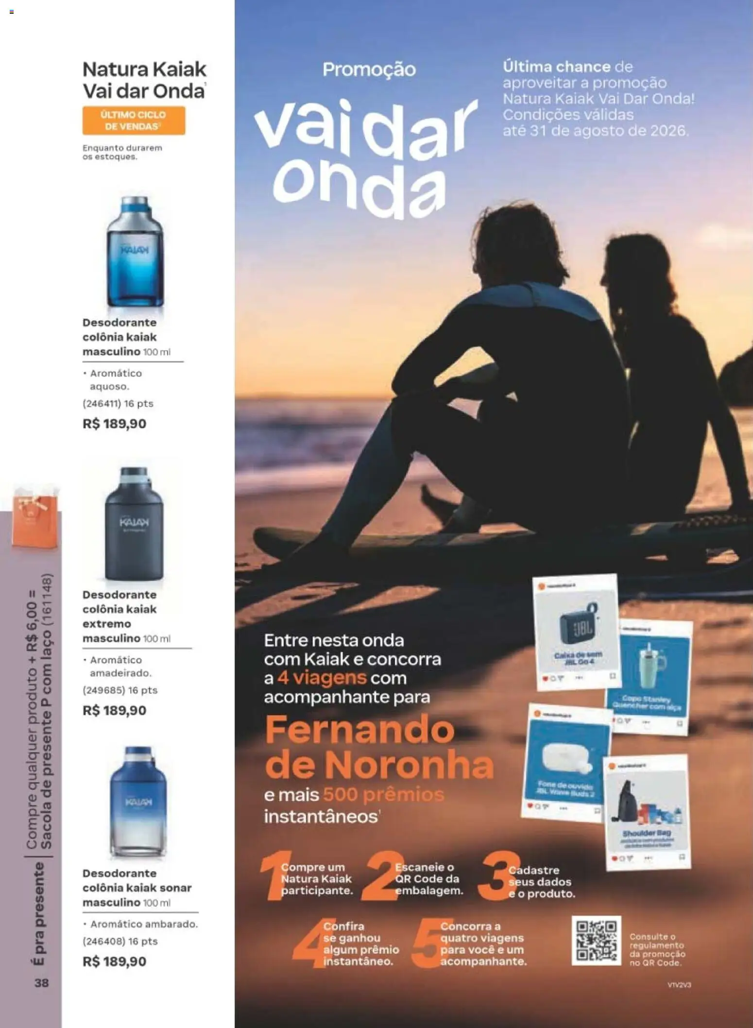 Natura Folheto - válido de 29/06/2026 | Página: 38 | Produtos: Desodorante, Caixa